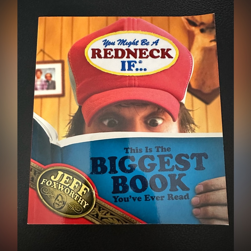 🔵3/$10 You Might Be a Redneck If... Book by Jeff Foxworthy